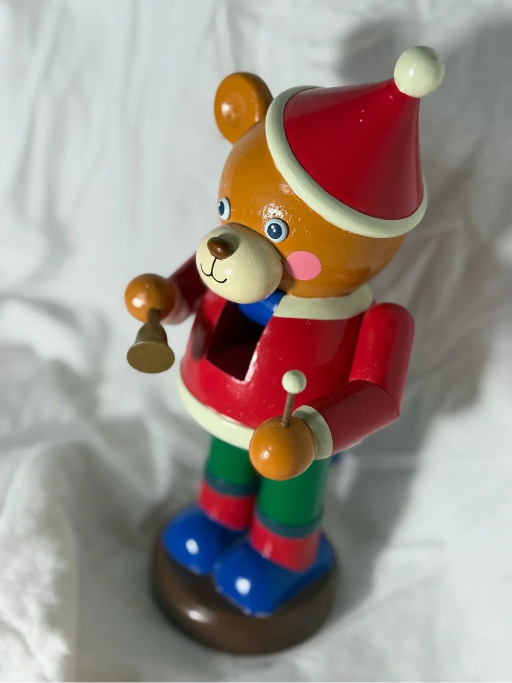 Vintage 1993 Matrix Industries Christmas Traditions Wooden Bear Nutcracker P6